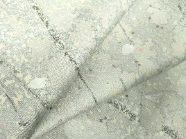 平和屋着物▽小紋　単衣　舞桜文　洗える着物　DABE1511op 平和屋着物▽小紋 単衣 舞桜文 洗える着物 DABE1511op