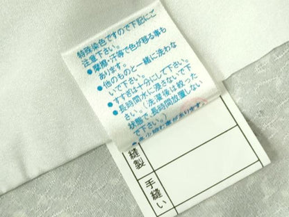 平和屋着物▽小紋　単衣　舞桜文　洗える着物　DABE1511op