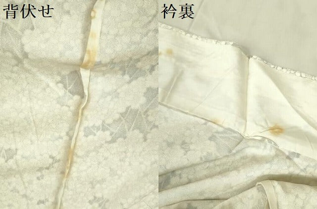 平和屋着物▽上質な小紋　単衣　枝梅文　正絹　逸品　DABE1522op 平和屋着物▽上質な小紋 単衣 枝梅文 正絹 逸品 DABE1522op