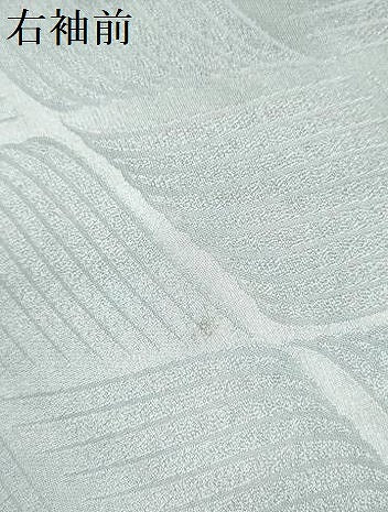 平和屋着物▽訪問着　単衣　芝　金彩　洗える着物　未使用　DABE1529op