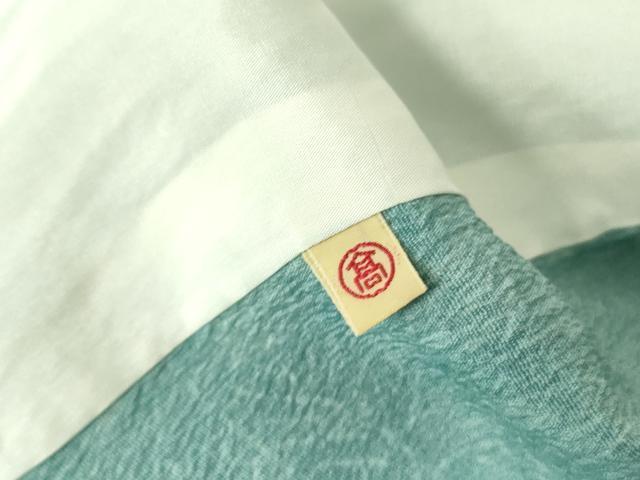 平和屋着物▽上質な小紋　単衣　絞り　南天草花文　高島屋扱い　正絹　逸品　DABE1530op 平和屋着物▽上質な小紋 単衣 絞り 南天草花文 高島屋扱い 正絹