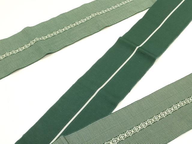 平和屋着物●男性　角帯　変わり間道　綿　逸品　未使用　DABE1666op