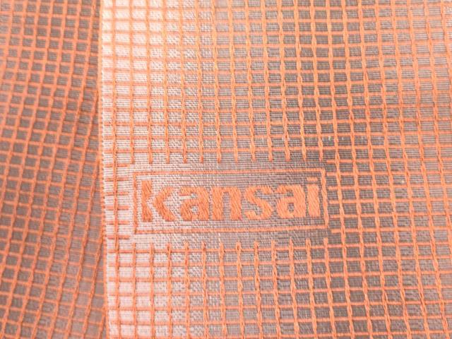 平和屋着物●男性　世界的ファッションデザイナー　山本寛斎　kansaiブランド　角帯　格子　DABE1671op