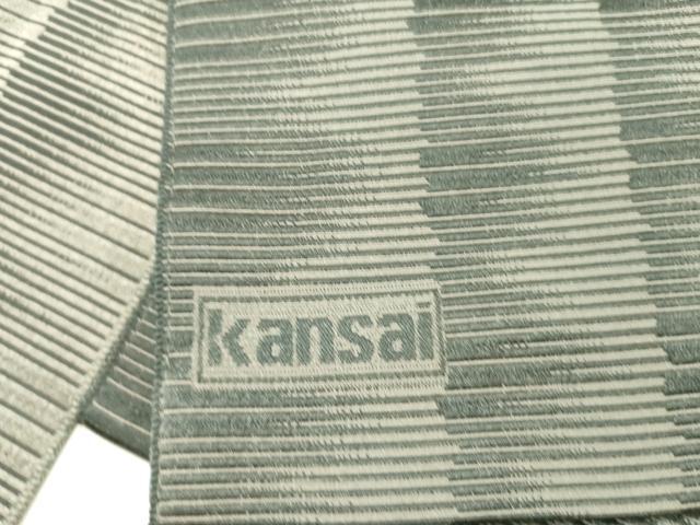 平和屋着物●男性　世界的ファッションデザイナー　山本寛斎　kansaiブランド　角帯　霞文　DABE1672op