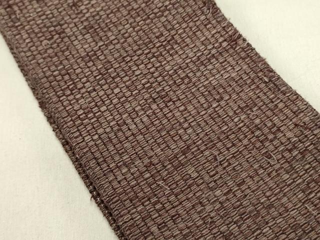 平和屋着物●男性　角帯　霞文　正絹　逸品　DABE1676op