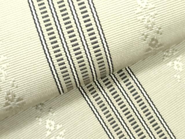 平和屋着物●男性　本場筑前博多織　角帯　花間道　証紙付き　正絹　逸品　DABE1677op