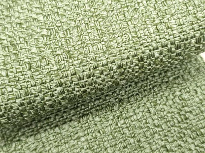 平和屋着物●男性　本場筑前博多織　角帯　老竹色　正絹　逸品　DABE1678op
