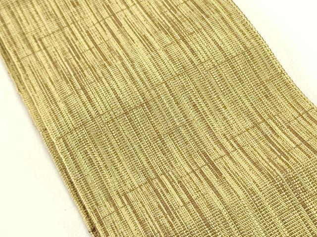 平和屋着物●男性　本場筑前博多織　角帯　霞文　正絹　逸品　DABE1681op