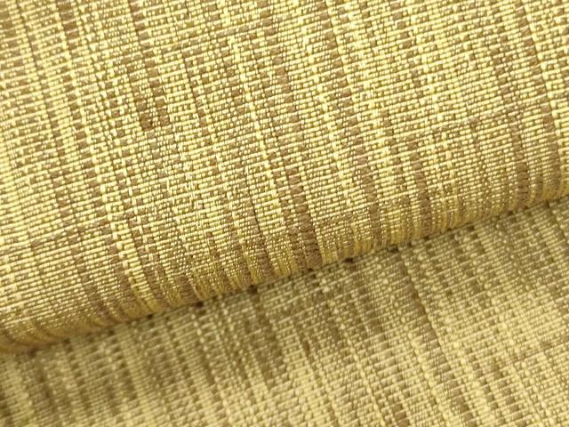 平和屋着物●男性　本場筑前博多織　角帯　霞文　正絹　逸品　DABE1681op