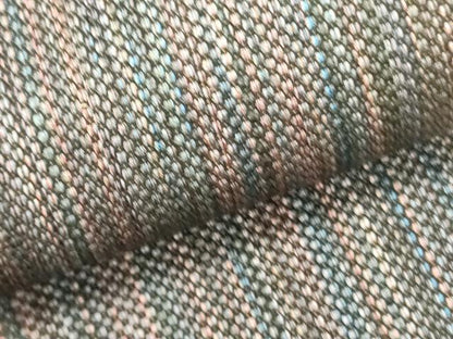 平和屋着物●男性　両面　角帯　霞文　正絹　逸品　DABE1682op