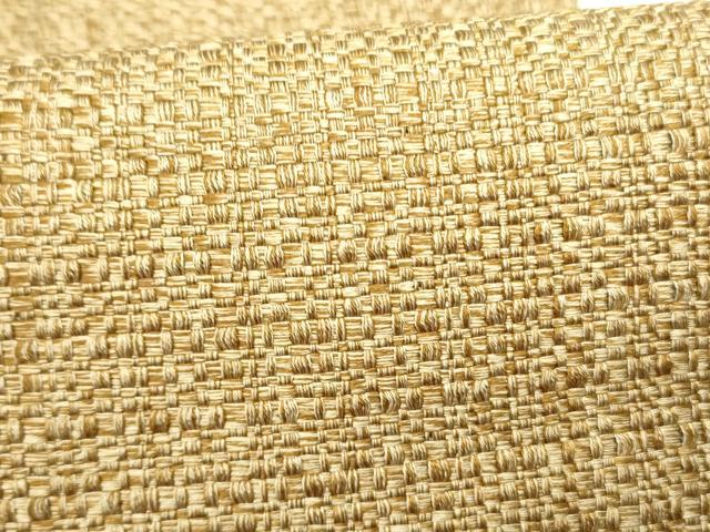 平和屋着物●男性　角帯　榛色　正絹　逸品　DABE1686op