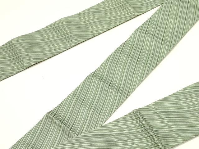 平和屋着物●男性　角帯　流線文　正絹　逸品　未使用　DABE1687op