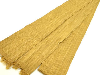 平和屋着物●男性　角帯　間道　正絹　逸品　DABE1692op