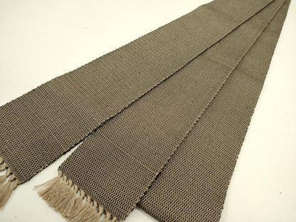 平和屋着物●男性　角帯　抽象文様　正絹　逸品　DABE1695op