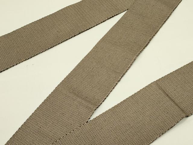 平和屋着物●男性　角帯　抽象文様　正絹　逸品　DABE1695op