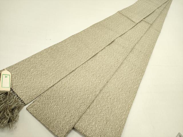 平和屋着物●男性　角帯　浅黄色　正絹　逸品　未使用　DABE1703op