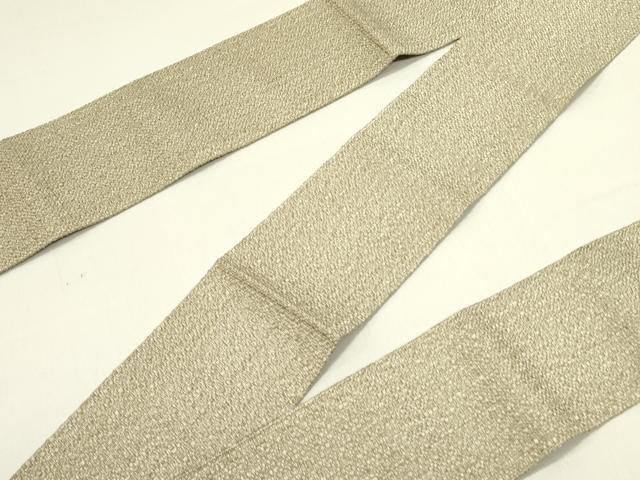 平和屋着物●男性　角帯　浅黄色　正絹　逸品　未使用　DABE1703op