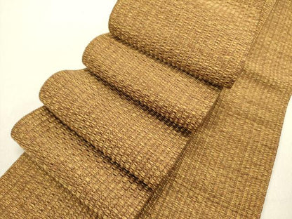 平和屋着物●男性　角帯　霞文　正絹　逸品　DABE1706op