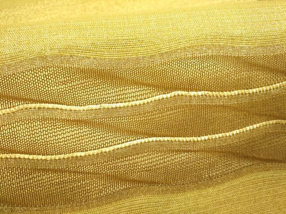 平和屋着物●両面　太鼓柄袋帯　横段文　金糸　正絹　逸品　DABE1743op