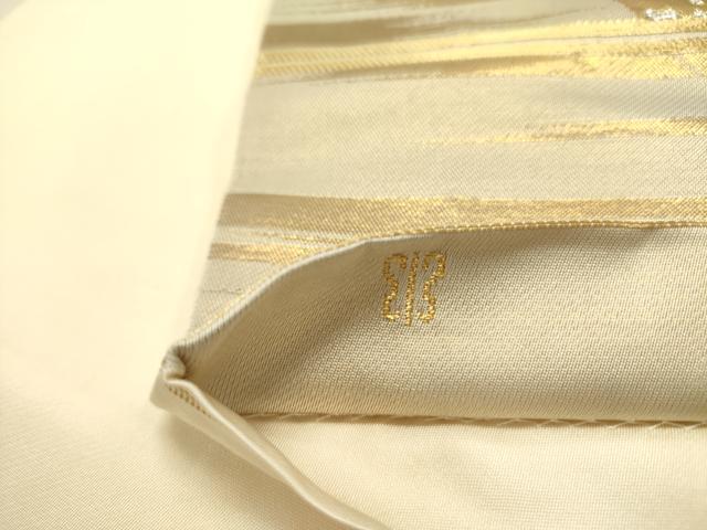 平和屋着物●西陣　川島織物　六通柄　本袋帯　花丸文　金銀糸　正絹　逸品　DABE1760op