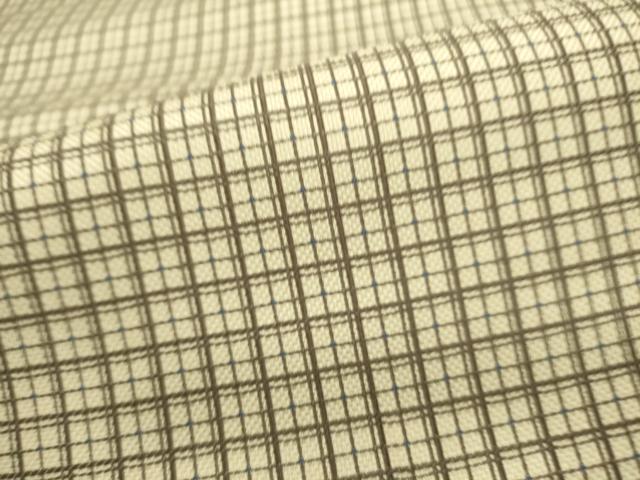 平和屋着物●全通柄袋帯　格子　正絹　逸品　DABE1775op