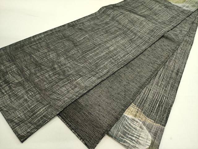 平和屋着物▽太鼓柄袋帯　スリーシーズン　春夏秋　櫛織　流水文　金糸　正絹　逸品　DABE1780op