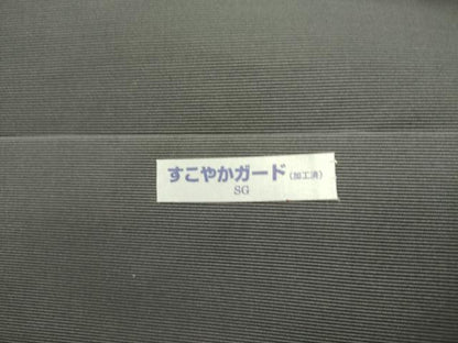 平和屋着物●田中工芸織物 祥園謹製　八寸名古屋帯　雲林綴　麻の葉花文　金糸　正絹　逸品　DABE1809op