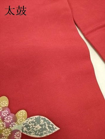 平和屋着物●塩瀬　九寸名古屋帯　紫陽花　正絹　逸品　DABE1817op