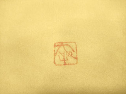 平和屋着物●虹色創家　本郷大田子　塩瀬　九寸名古屋帯　手描き　草花　正絹　逸品　DABE1819op
