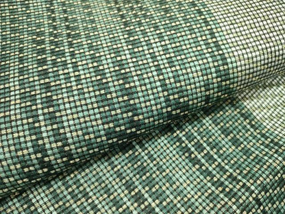 平和屋着物●全通柄袋帯　格子　金糸　正絹　逸品　DABE1830op