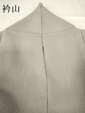 平和屋着物＊夏物 小紋 縦絽 作家物 松煙染 霰文 正絹 逸品 DABE1842op