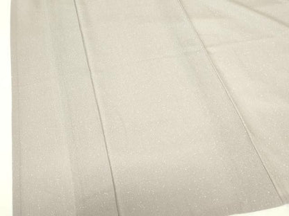 平和屋着物＊夏物 小紋 縦絽 作家物 松煙染 霰文 正絹 逸品 DABE1842op