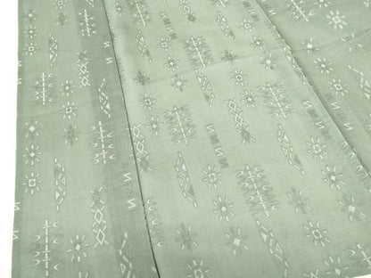 平和屋着物＊夏物 お召 紗 抽象文様 正絹 逸品 DABE1844op