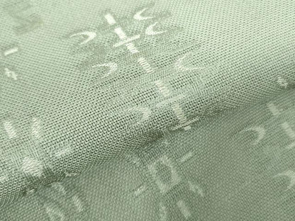 平和屋着物＊夏物 お召 紗 抽象文様 正絹 逸品 DABE1844op