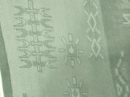 平和屋着物＊夏物 お召 紗 抽象文様 正絹 逸品 DABE1844op