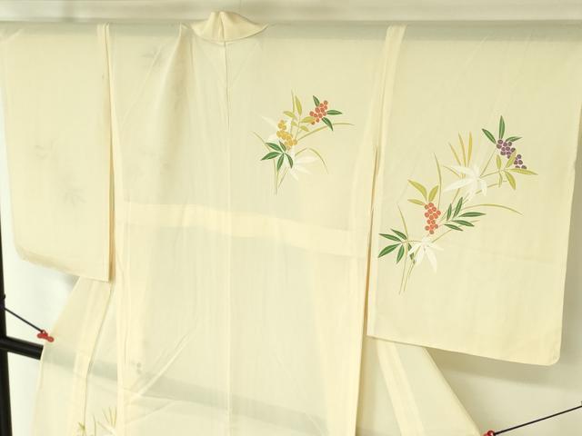 平和屋着物＊夏物 訪問着 絽 南天文 正絹 逸品 未使用 DABE1845op