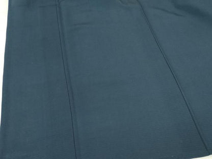 平和屋着物＊夏物 男性 色紋付 絽 留紺色 正絹 逸品 DABE1846op