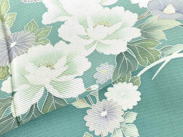 平和屋着物＊夏物 訪問着 絽 草花 正絹 逸品 DABE1850op