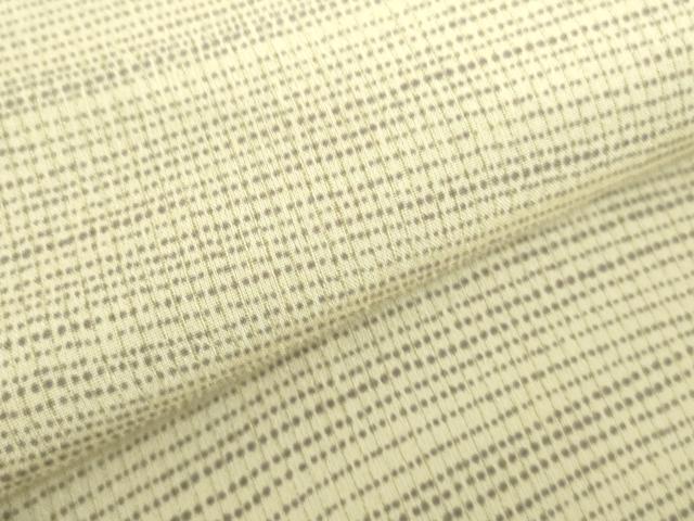 平和屋着物＊夏物 小紋 縦絽 横段文 正絹 逸品 DABE1852op