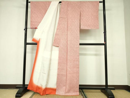 平和屋着物■大変加工の良い総絞り小紋 正絹 逸品 DABE1863op