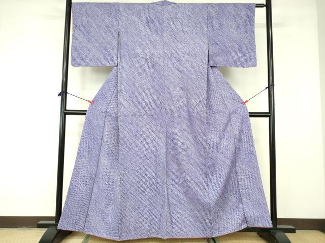 平和屋着物■大変加工の良い総絞り小紋 正絹 逸品 DABE1864op