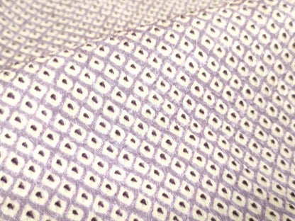 平和屋着物■大変加工の良い総絞り小紋 正絹 逸品 DABE1866op