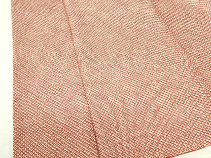 平和屋着物■大変加工の良い総絞り小紋 正絹 逸品 DABE1867op