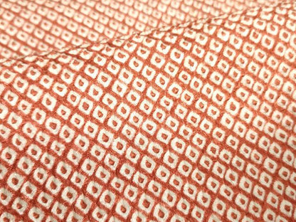 平和屋着物■大変加工の良い総絞り小紋 正絹 逸品 DABE1867op
