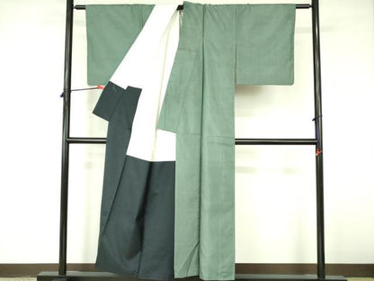 平和屋着物■本場染大島紬 江戸小紋 行儀 正絹 逸品 DABE1880op