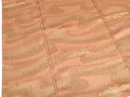 平和屋着物■上質な紬 霞文 正絹 逸品 DABE1891op