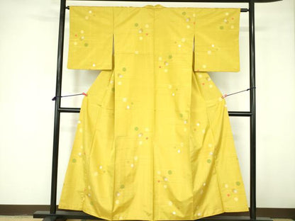 平和屋着物■上質な紬 丸文 正絹 逸品 DABE1900op