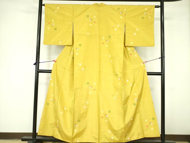 平和屋着物■上質な紬 丸文 正絹 逸品 DABE1900op