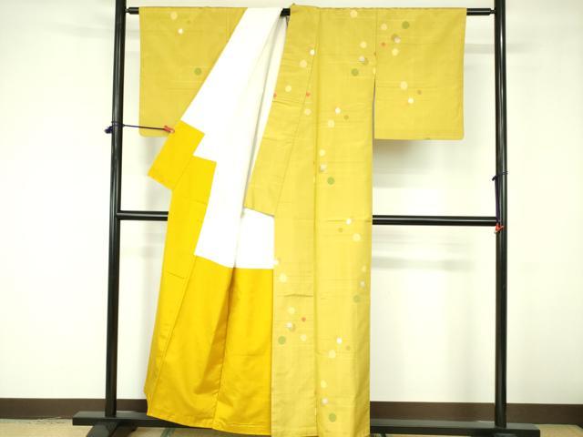 平和屋着物■上質な紬 丸文 正絹 逸品 DABE1900op