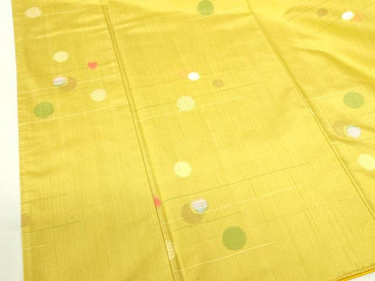 平和屋着物■上質な紬 丸文 正絹 逸品 DABE1900op